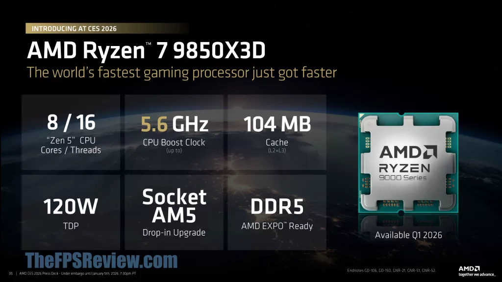 AMD CES 2026 Client & Graphics Press Deck