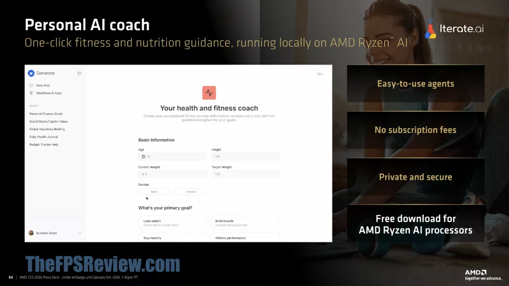 AMD CES 2026 Client & Graphics Press Deck