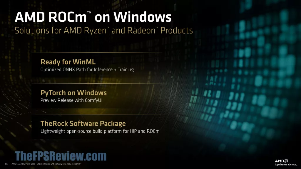 AMD CES 2026 Client & Graphics Press Deck