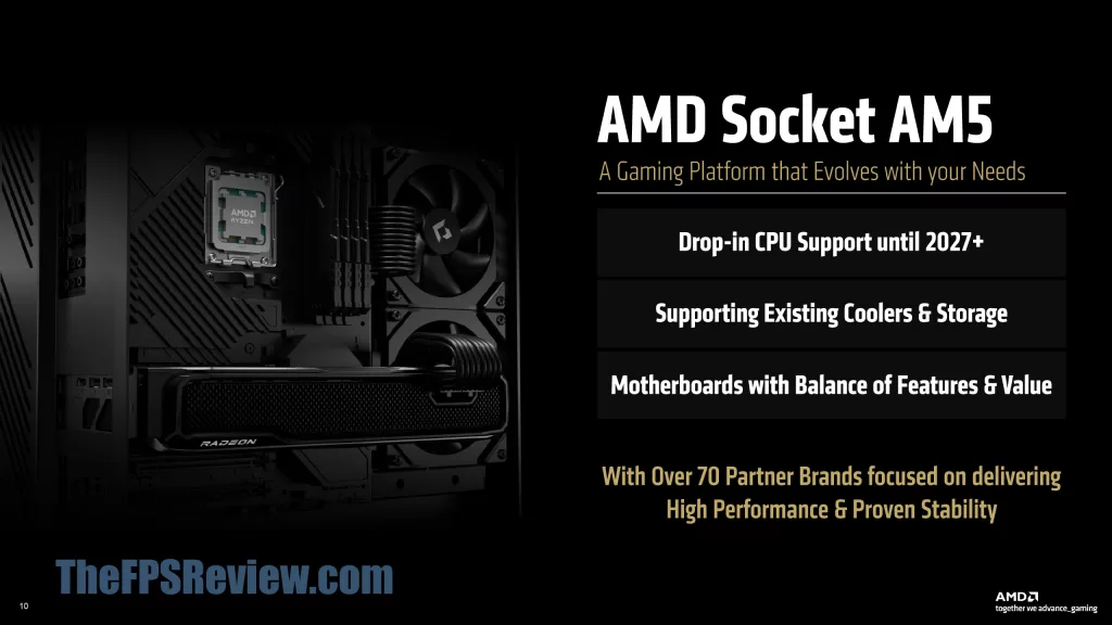 AMD Ryzen 7 9850X3D CPU Press Presentation Launch Information