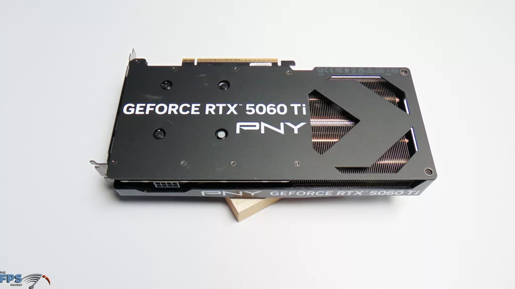 PNY GeForce RTX 5060 Ti 8GB Overclocked Dual Fan Video Card Bottom View