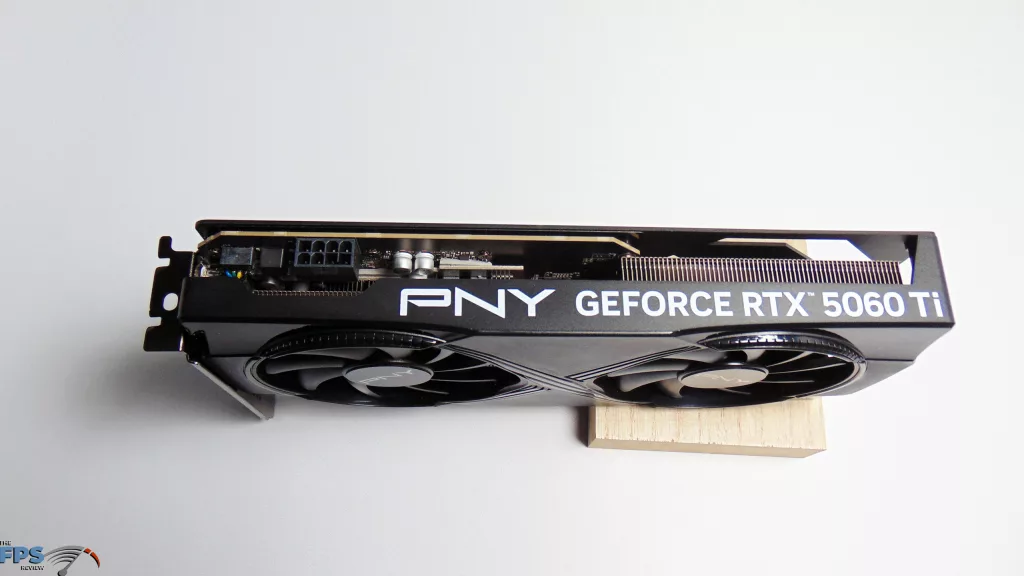 PNY GeForce RTX 5060 Ti 8GB Overclocked Dual Fan Video Card Top View