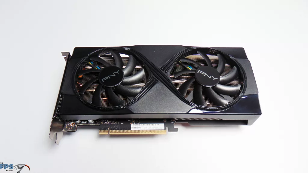 PNY GeForce RTX 5060 Ti 8GB Overclocked Dual Fan Video Card Top View