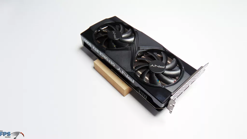 PNY GeForce RTX 5060 Ti 8GB Overclocked Dual Fan Video Card Top View
