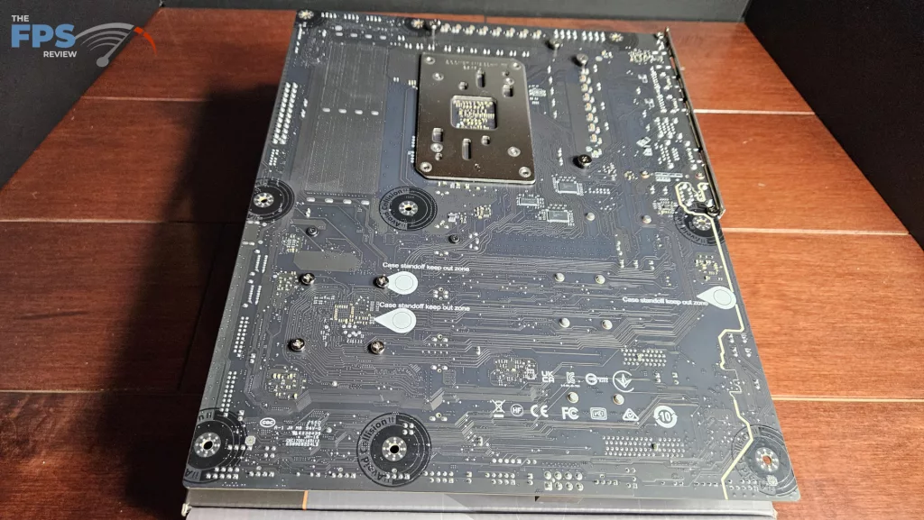 MSI MAG B850 TOMAHAWK MAX WiFi II motherboard: board back