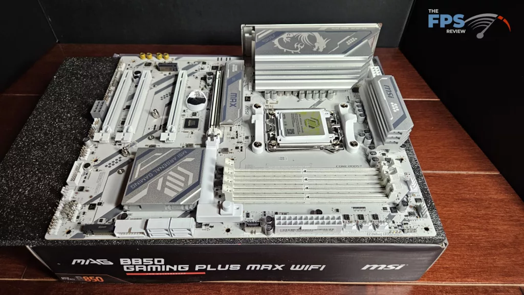 MSI MAG GAMING PLUS MAX WiFi motherboard: full board