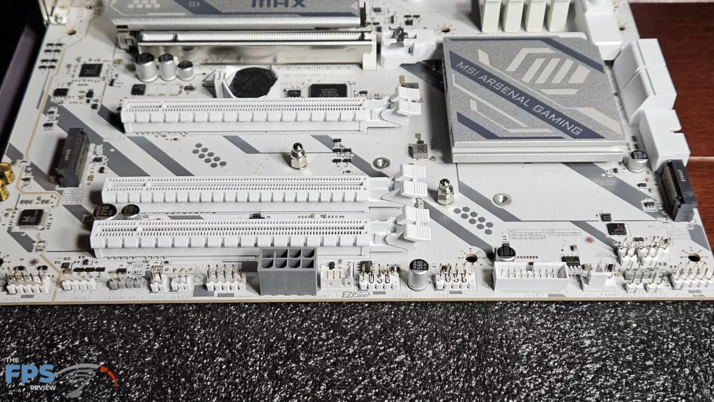 MSI MAG GAMING PLUS MAX WiFi motherboard: bottom row