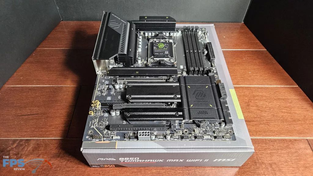 MSI MAG B850 TOMAHAWK MAX WiFi II motherboard: full board