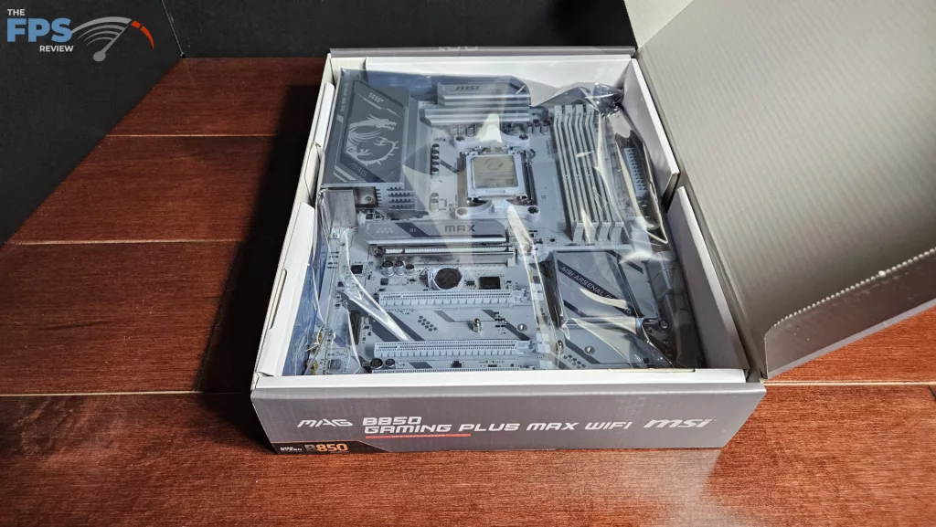 MSI MAG GAMING PLUS MAX WiFi motherboard: open box