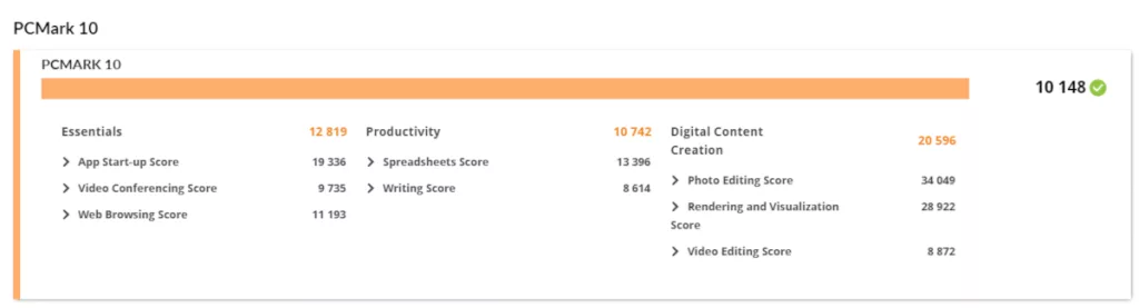 MSI MAG X870E GAMING PLUS MAX WiFi motherboard: performance-PCMark10