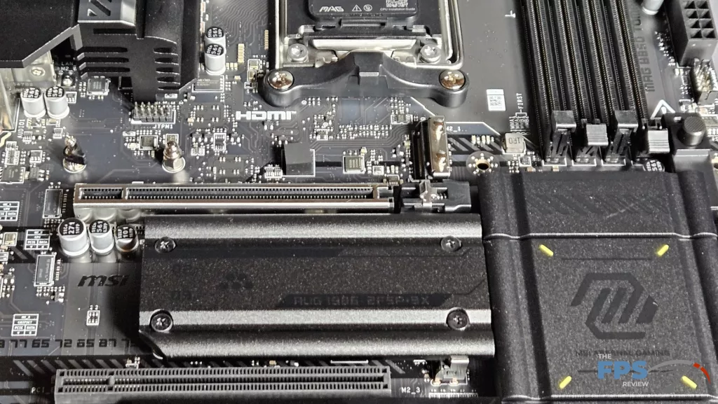 MSI MAG B850 TOMAHAWK MAX WiFi II motherboard: primary M.2