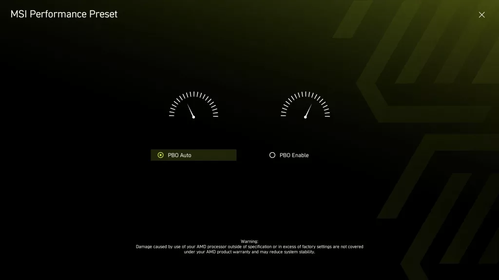 MSI MAG B850 TOMAHAWK MAX WiFi II motherboard: BIOS screen shot