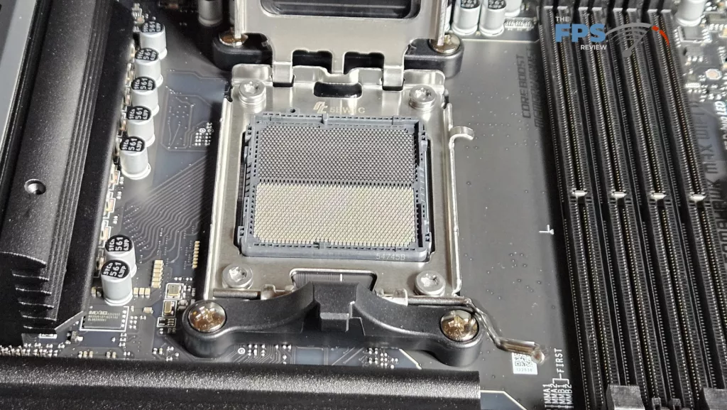 MSI MAG B850 TOMAHAWK MAX WiFi II motherboard: open socket