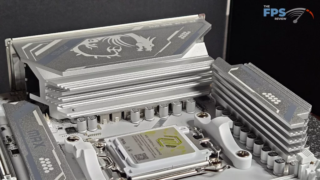 MSI MAG X870E GAMING PLUS MAX WiFi motherboard: VRM