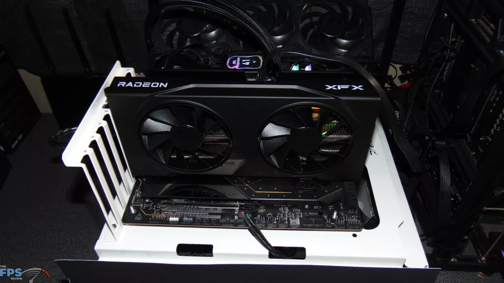 XFX Swift Radeon RX 9060 XT OC Gaming Edition 8GB Installed in Computer