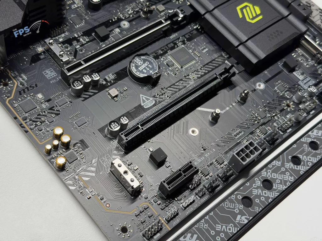 Bottom of motherboard