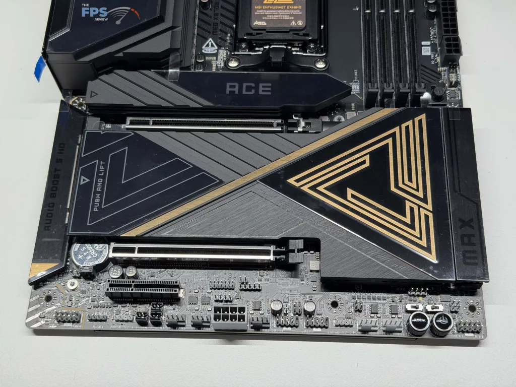 Bottom of motherboard