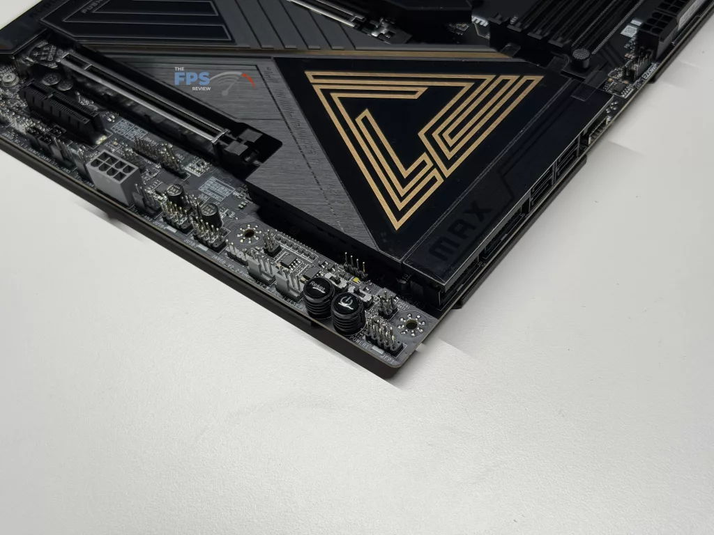 Bottom of motherboard