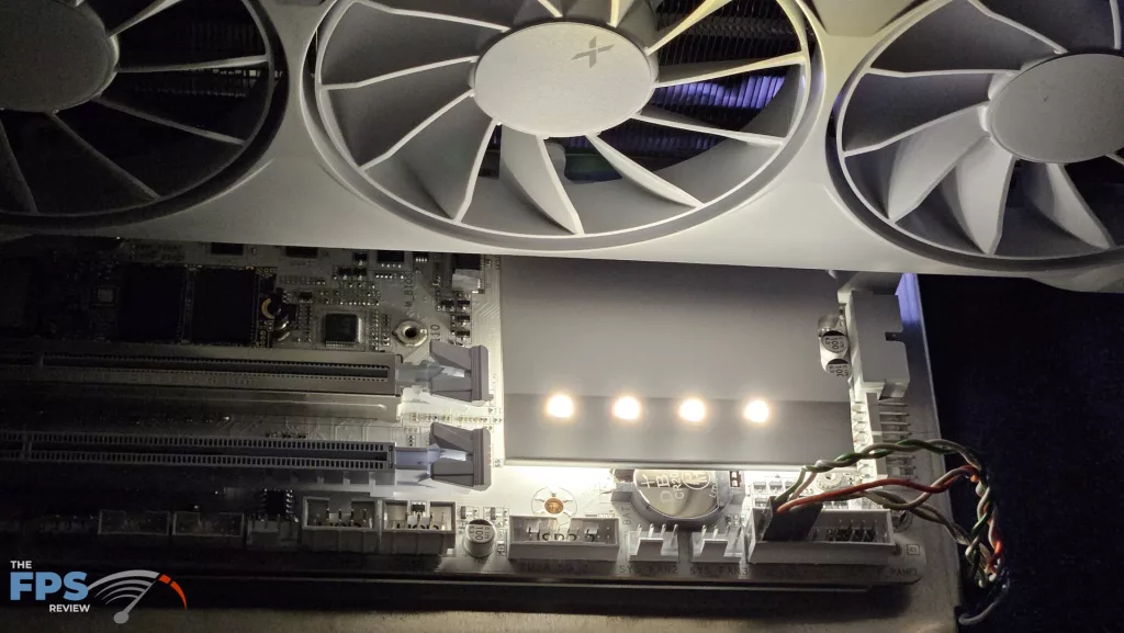 GIGABYTE X870E AERO X3D WOOD motherboard: lighting