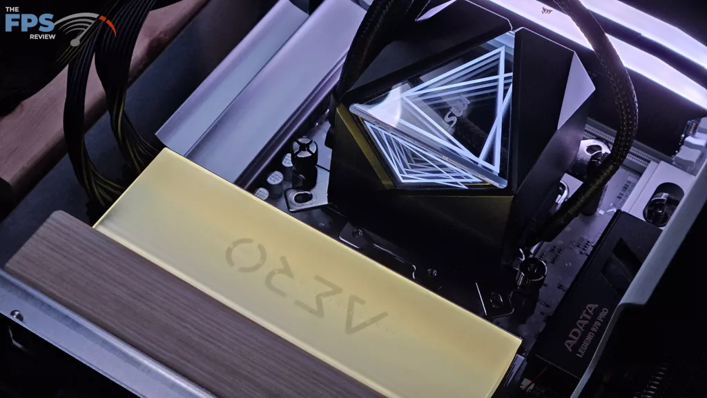 GIGABYTE X870E AERO X3D WOOD motherboard: lighting