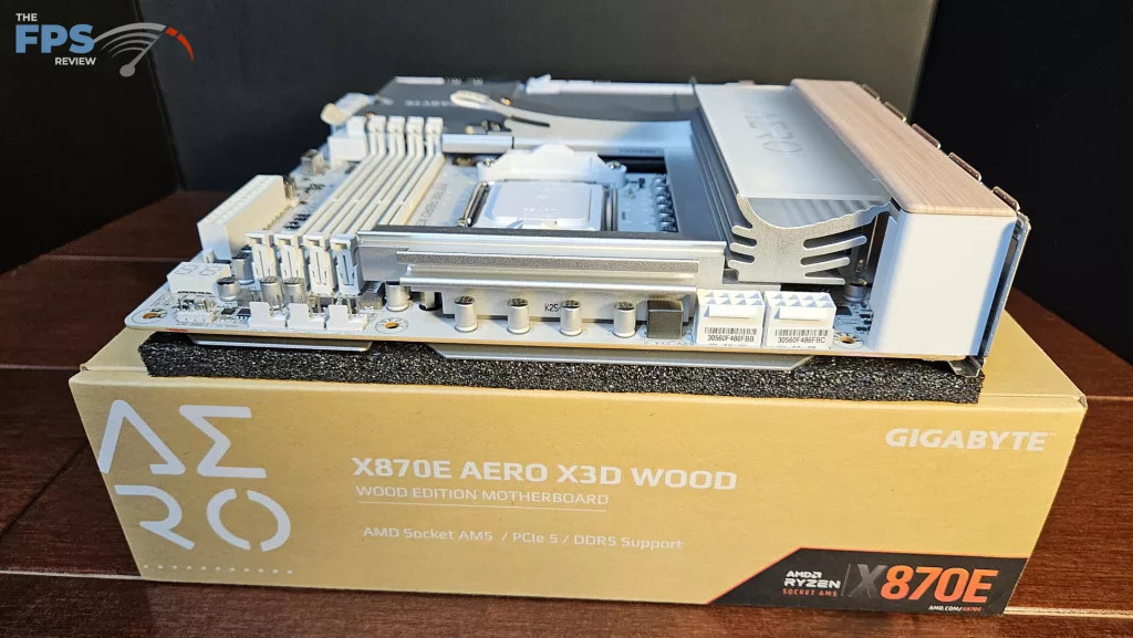 GIGABYTE X870E AERO X3D WOOD motherboard: VRM