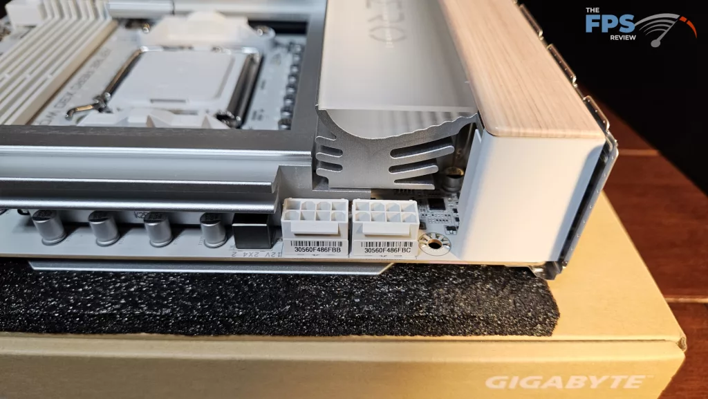 GIGABYTE X870E AERO X3D WOOD motherboard: VRM