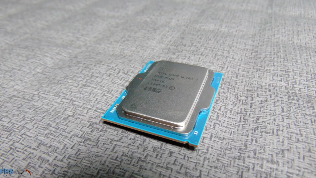 Intel Core Ultra 7 270K Plus Top View Angled