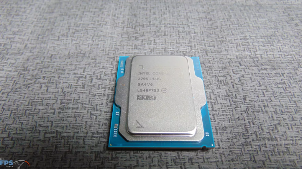 Intel Core Ultra 7 270K Plus Top View