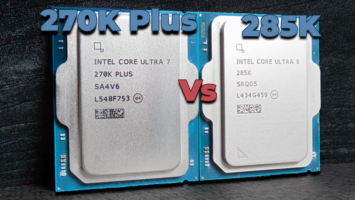 Intel Core Ultra 7 270K Plus vs Intel Core Ultra 9 285K CPU Review
