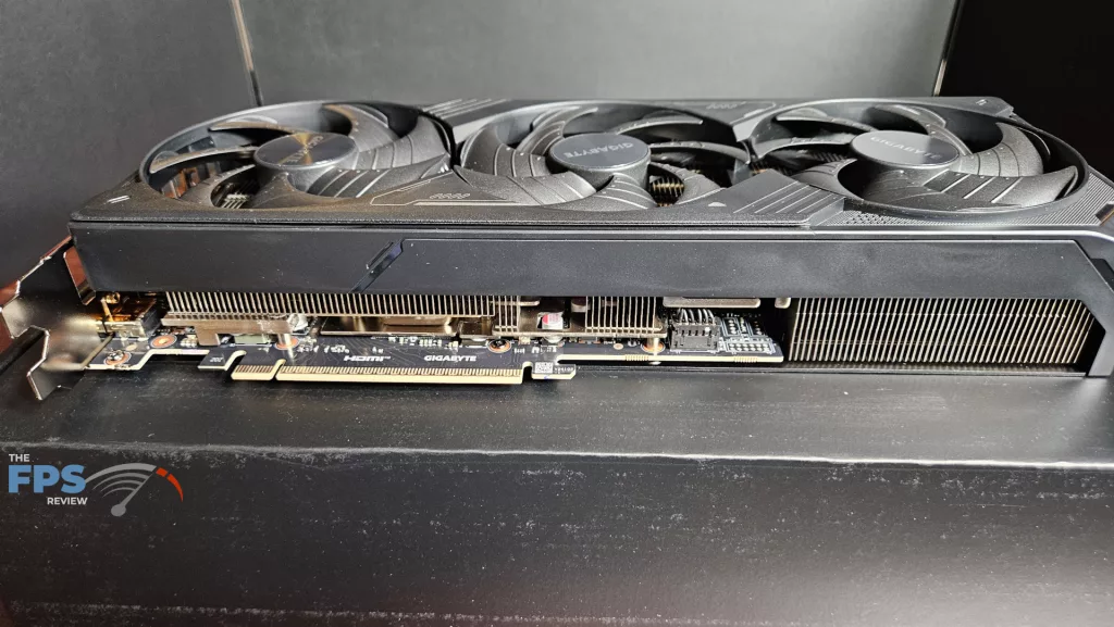 GIGABYTE GeForce RTX 5080 WINDFORRCE SFF 16G video card: card bottom side