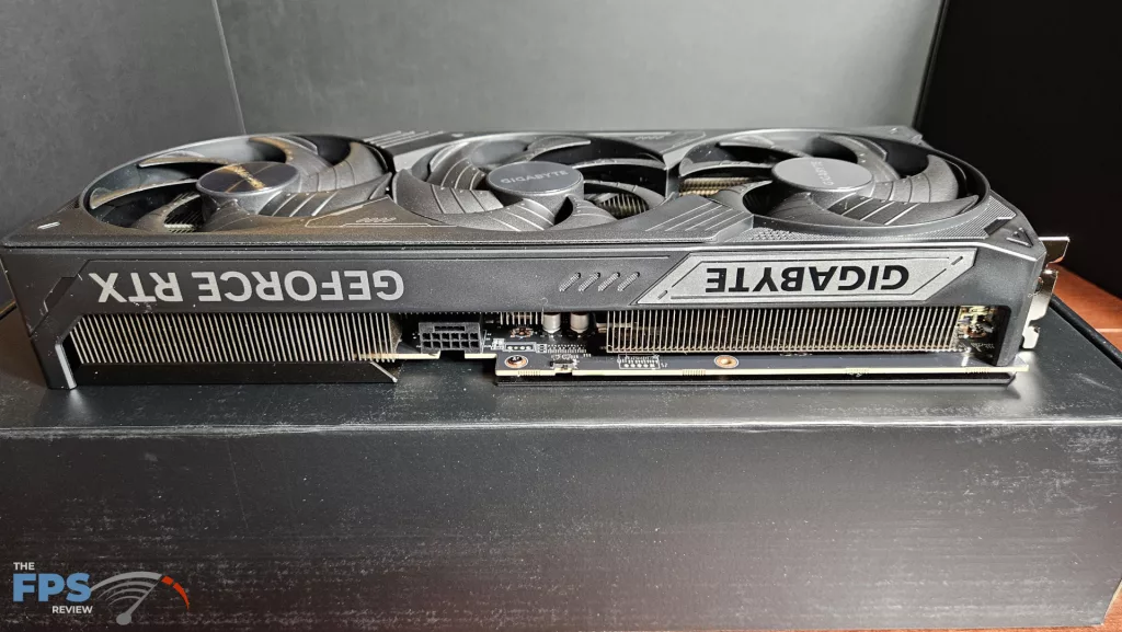 GIGABYTE GeForce RTX 5080 WINDFORRCE SFF 16G video card: top side