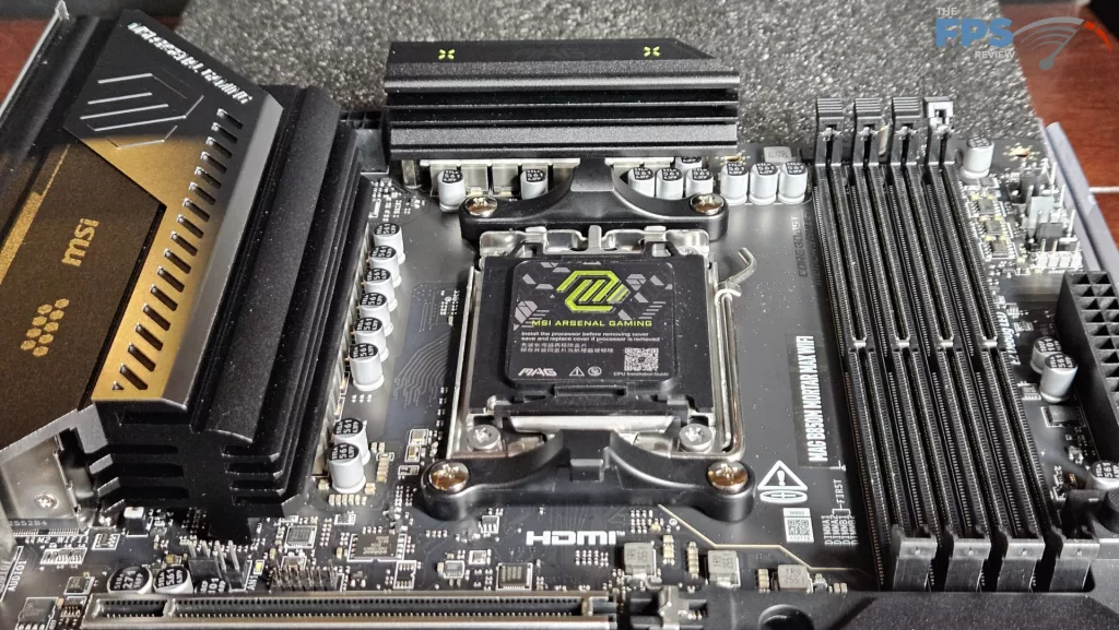 MSI MAG B850 MORTAR MAX WiFi motherboard: cpu socket