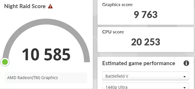 MSI MAG B850 MORTAR MAX WiFi motherboard: performance: 3DMark Nightraid