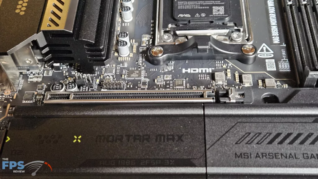 MSI MAG B850 MORTAR MAX WiFi motherboard: PCI-e