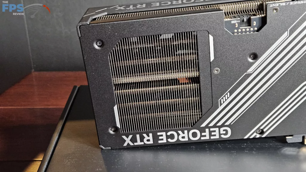 GIGABYTE GeForce RTX 5080 WINDFORRCE SFF 16G video card: backplate slot