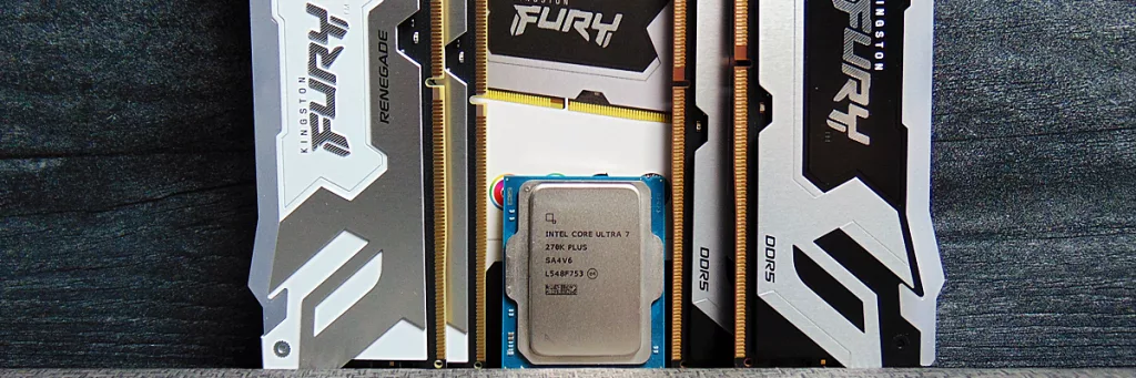 Kingston Fury Renegade 7600MT/s and Kingston Fury Renegade 8800MT/s RAM Kits and Intel Core Ultra 7 270K Plus CPU