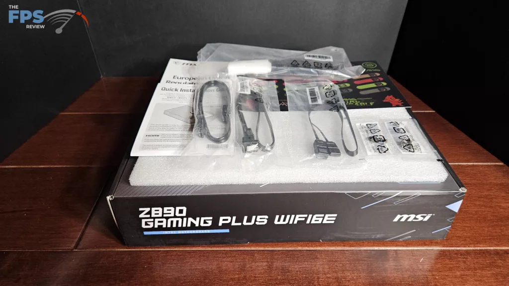 MSI Z890 GAMING PLUS WiFi6E motherboard: accessories