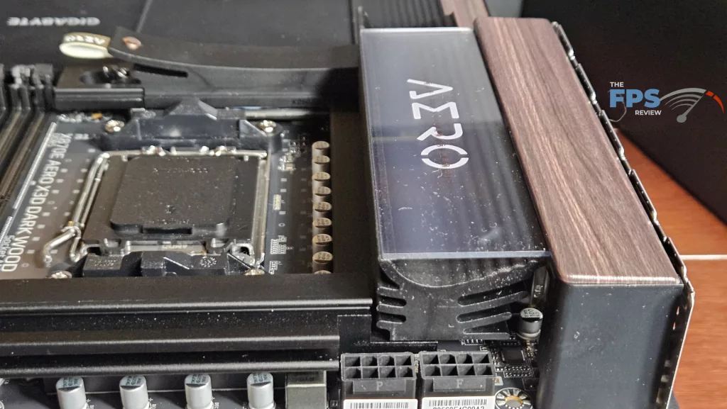 GIGABYTE X870E AERO X3D DARK WOOD motherboard: VRM