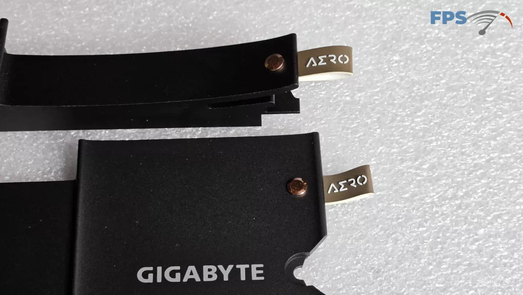 GIGABYTE X870E AERO X3D DARK WOOD motherboard: heatsink covers