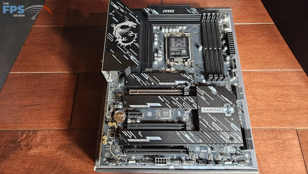 MSI Z890 GAMING PLUS WiFi6E motherboard: full board