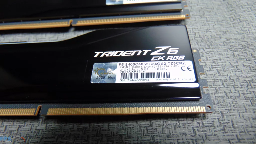 G.SKILL Trident Z5 CK RGB DDR5 8400MT/s 48GB CU-DIMM Label