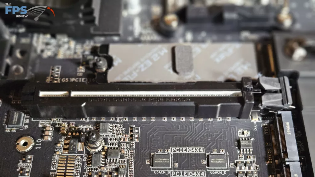 GIGABYTE X870E AERO X3D DARK WOOD motherboard: primary PCIe slot