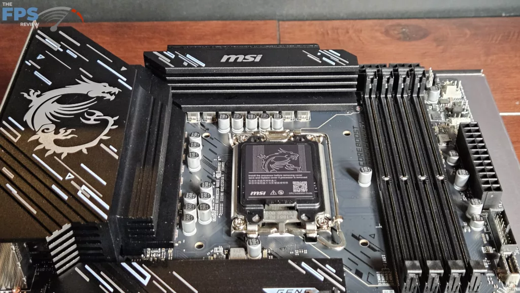 MSI Z890 GAMING PLUS WiFi6E motherboard: cpu socket