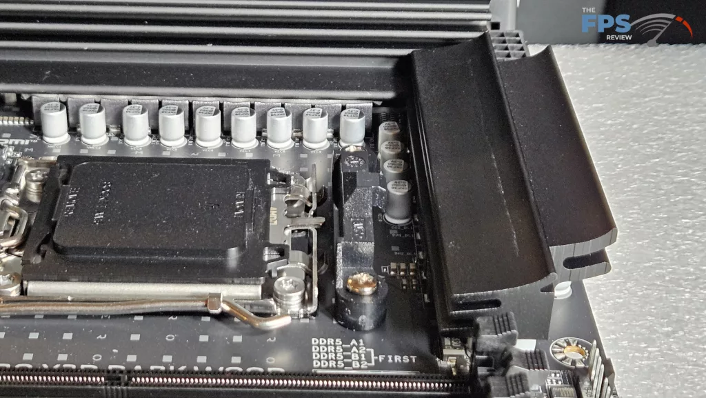 GIGABYTE X870E AERO X3D DARK WOOD motherboard: VRM