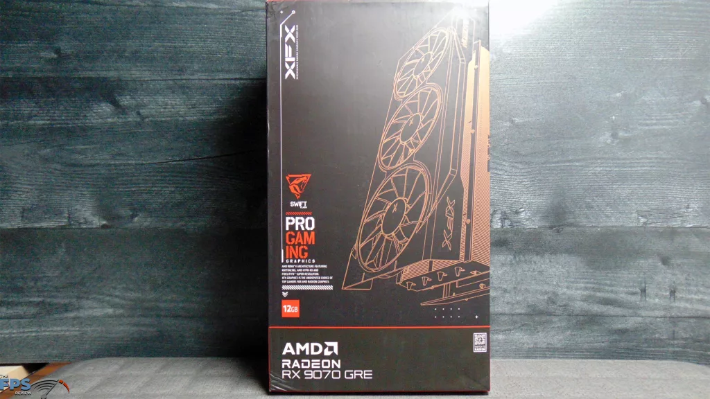 XFX Swift Radeon RX 9070 GRE Triple Fan Gaming Edition Box Front