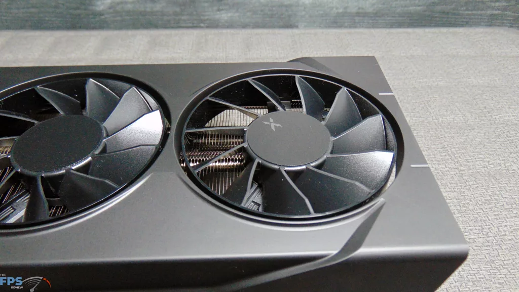 XFX Swift Radeon RX 9070 GRE Triple Fan Gaming Edition Card Fan Right
