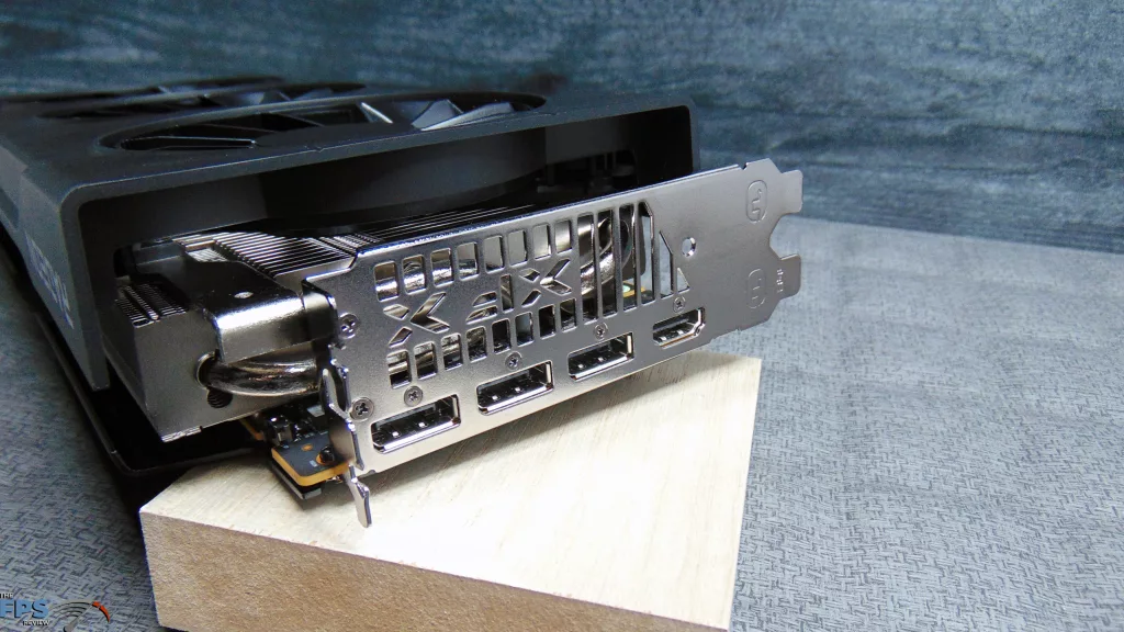 XFX Swift Radeon RX 9070 GRE Triple Fan Gaming Edition Card Display Ports