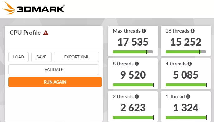 MSI MAG Z890 TOMAHAWK WiFi II motherboard: performance: 3DMark-CPU