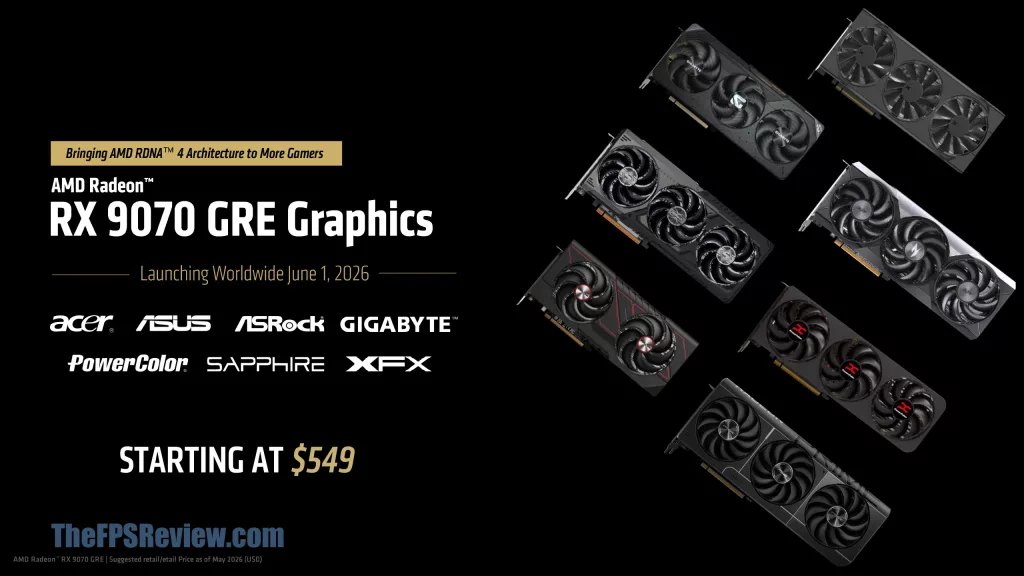 AMD Radeon RX 9070 GRE Press Deck