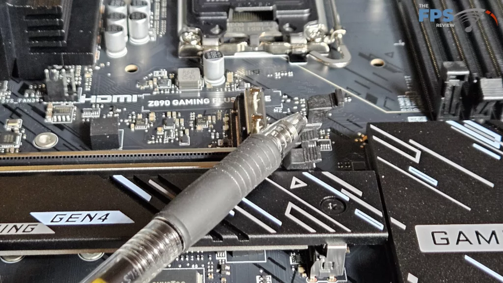 MSI Z890 GAMING PLUS WiFi6E motherboard: EZ PCIe Clip II